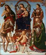 Luca Signorelli Sant Onofrio Altarpiece painting